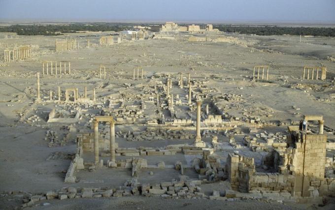 Rooman sivilisaation jäänteet Palmyrassa, Syyriassa, Unescon maailmanperintökohteessa