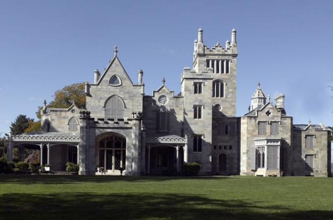 Gothic Revival Lyndhurst -kartano Tarrytownissa, New Yorkissa