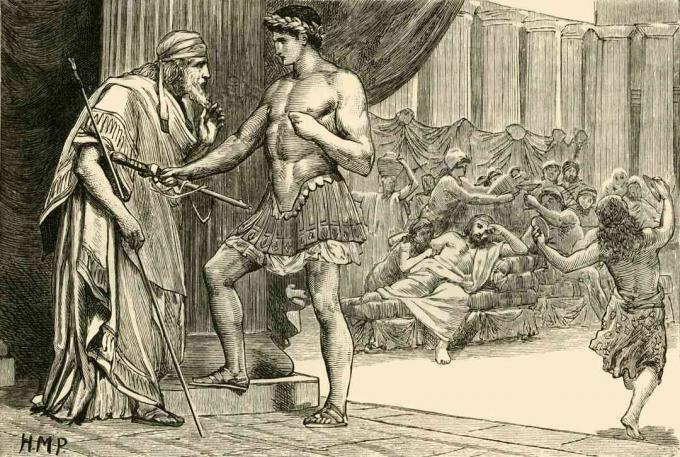 Theseus tunnistaa itsensä Aegeukselle, 1800-luku