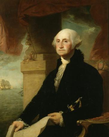 Presidentti George Washington, maalattu vuonna 1794.