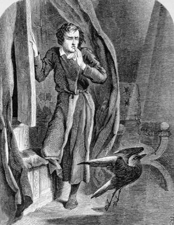 John Tennielin kuvitus Edgar Allan Poen teokseen 