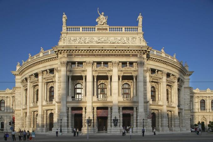 Burgtheater teatterissa Wienissä, Itävallassa