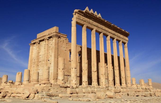 Baalin temppeli (Belin temppeli) antiikin roomalaisessa Palmyran kaupungissa syyriassa