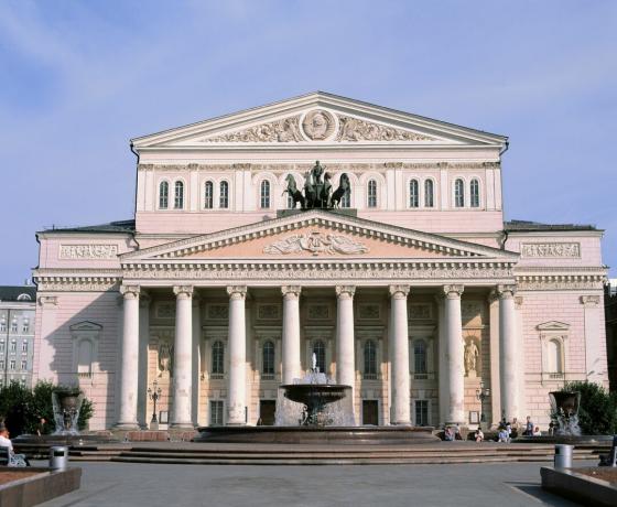 Uusklassinen Bolsoin teatteri Moskovassa, Venäjä
