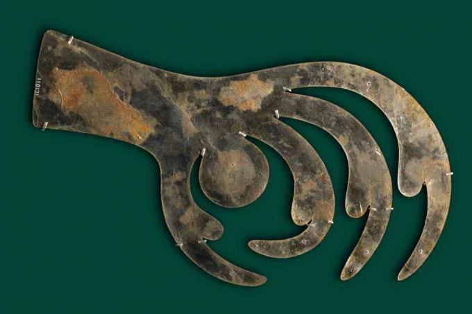 Mica Raptor Talon Effigy, Hopewell Culture, Ohio, Pohjois-Amerikka