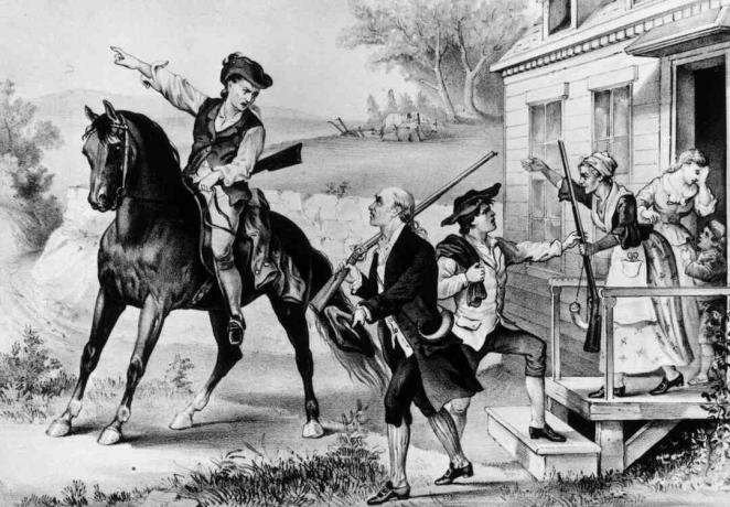 1774: Kokoontuminen pöytäkirjoihin - Uuden-Englannin siirtomaa-miliiseihin, jotka olivat valmiita taistelemaan brittejä vastaan ​​hetkessä.