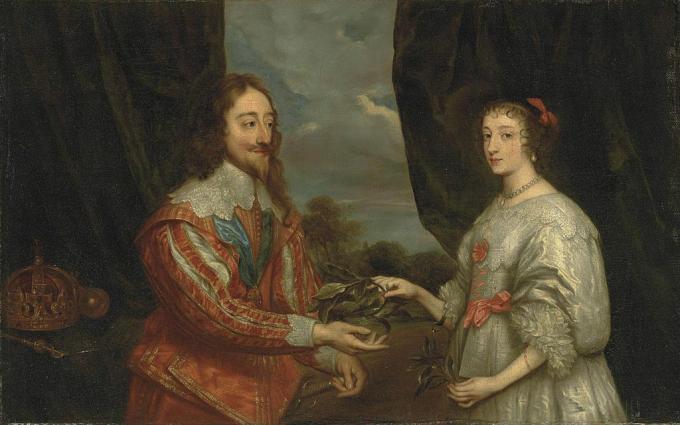 Kaksinkertainen muotokuva kuningas Charles I ja kuningatar Henrietta Maria