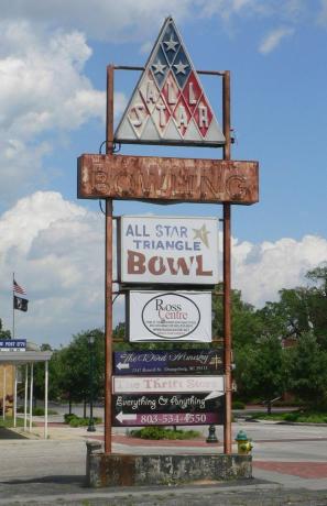 All-Star Triangle Bowling Alley Orangeburgissa, Etelä-Carolinassa.