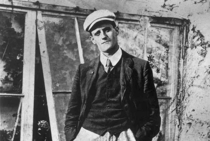 valokuva nuoresta James Joycesta
