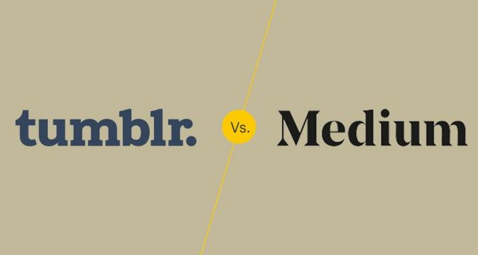 Tumblr vs Medium