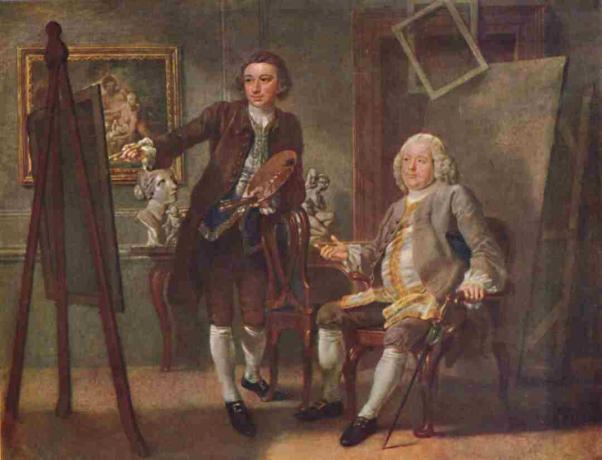 Robert Walpole Orfin ensimmäinen Earl Kg Francis Haymanin studiossa Ra Circa 1748-1750
