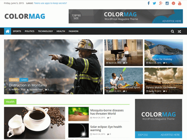 ColorMag WordPress -teema