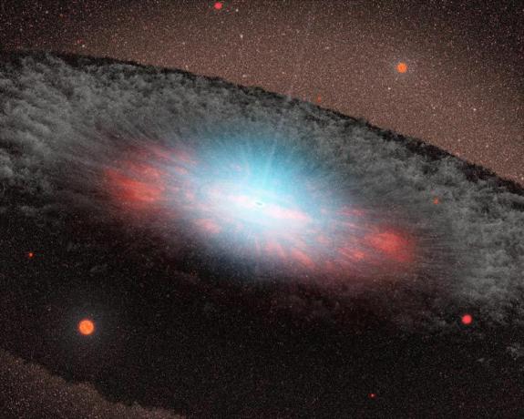 NASA Galaxy Hunter: Valtavat mustat reiät pohjallisiksi muodostuvat