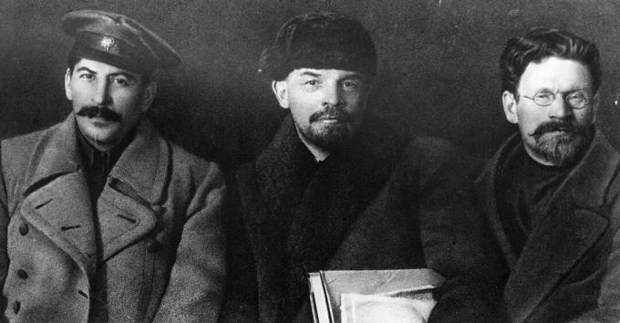 Joseph Stalin, Vladimir Ilyich Lenin ja Mihhail Ivanovich Kalinin