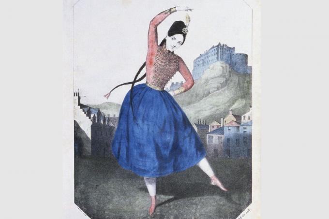 Fannie Elssler ja hänen Cracovienne-tanssi, musiikin kansi, 1850