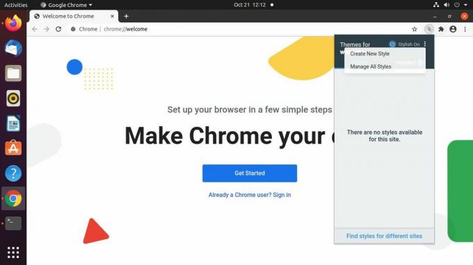 Google Chrome Tyylikäs vaihtoehto
