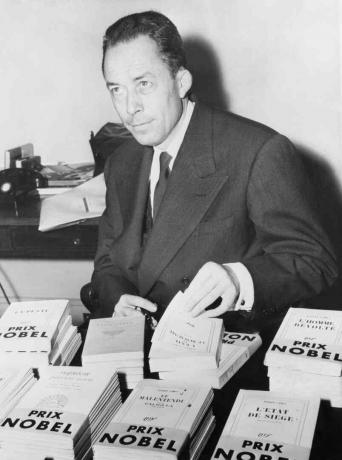 Albert Camus Signing Books