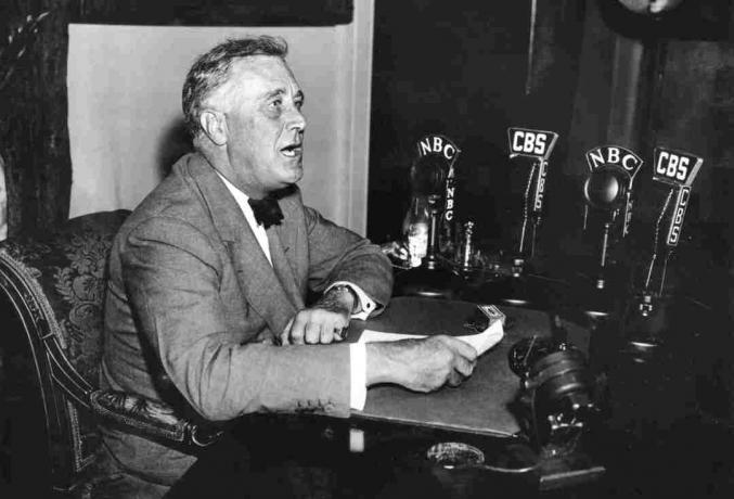 Franklin Roosevelt -lähetykset suuren laman aikana