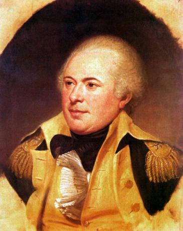 Kenraali James Wilkinsonin muotokuva, Yhdysvaltain armeijan vanhempi upseeri, 1800-1812.