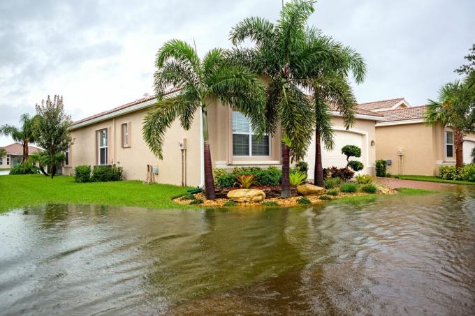 Vakuutusvaate: Tulva hurrikaanista