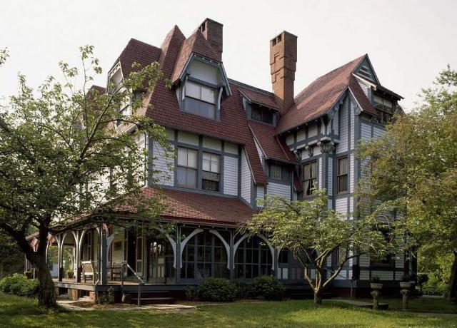 Emlen Physick House, 1878, "Stick Style", arkkitehti Frank Furness, Cape May, New Jersey