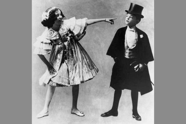 Adele ja Fred Astaire, veli ja sisko vaudeville, toimivat noin 1905