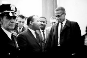 Malcolm X ja Martin Luther King Jr. tapaavat vuonna 1964