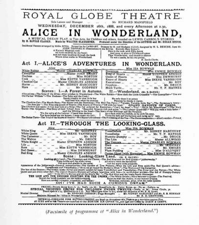 Alice in Wonderland - musiikillinen näytelmä