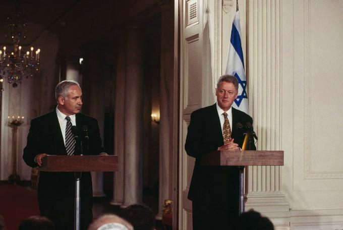 Netanyahu ja Clinton